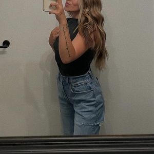 Abercrombie & Fitch low rise baggy jean